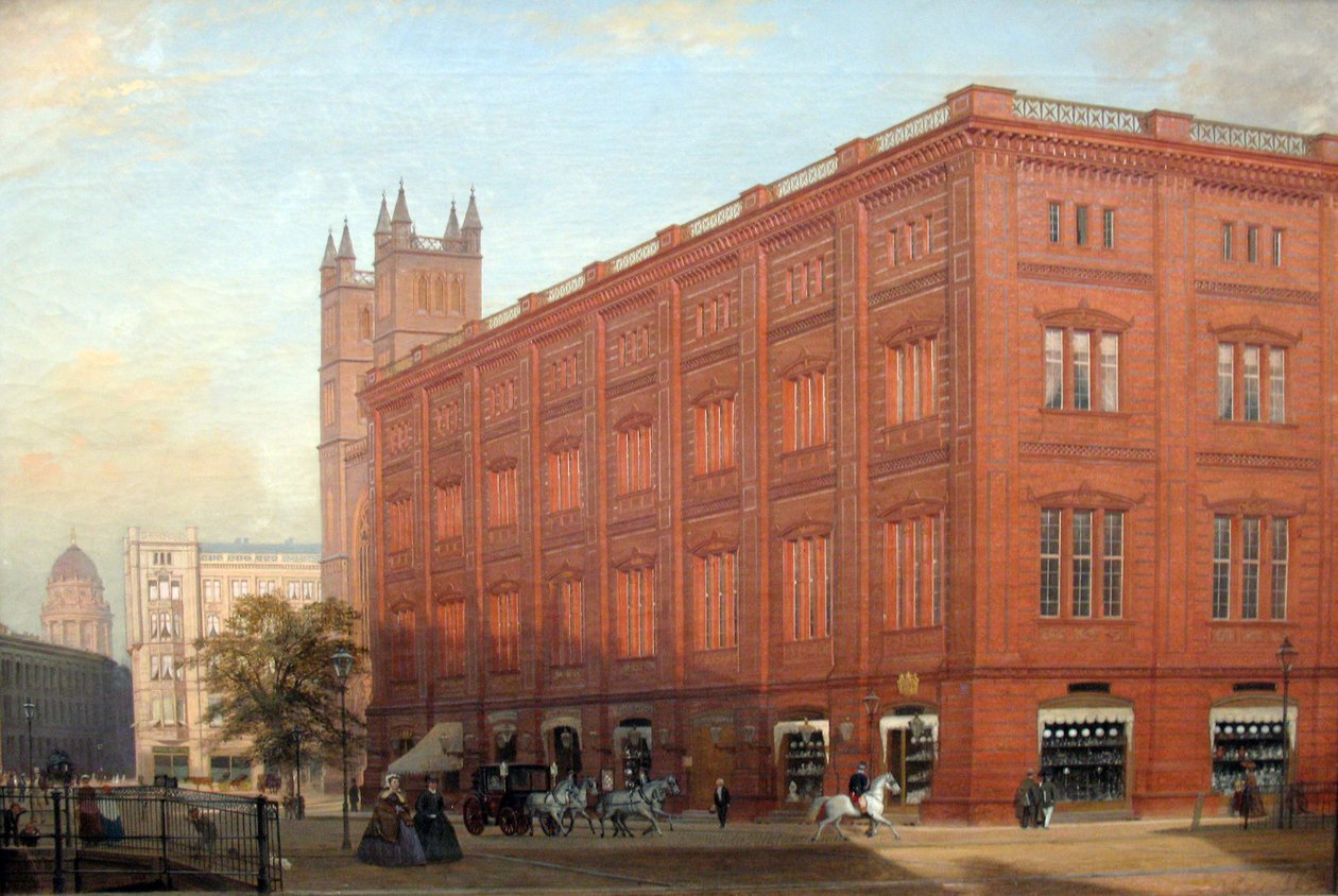 Die Bauakademie in Berlin av Eduard Gaertner