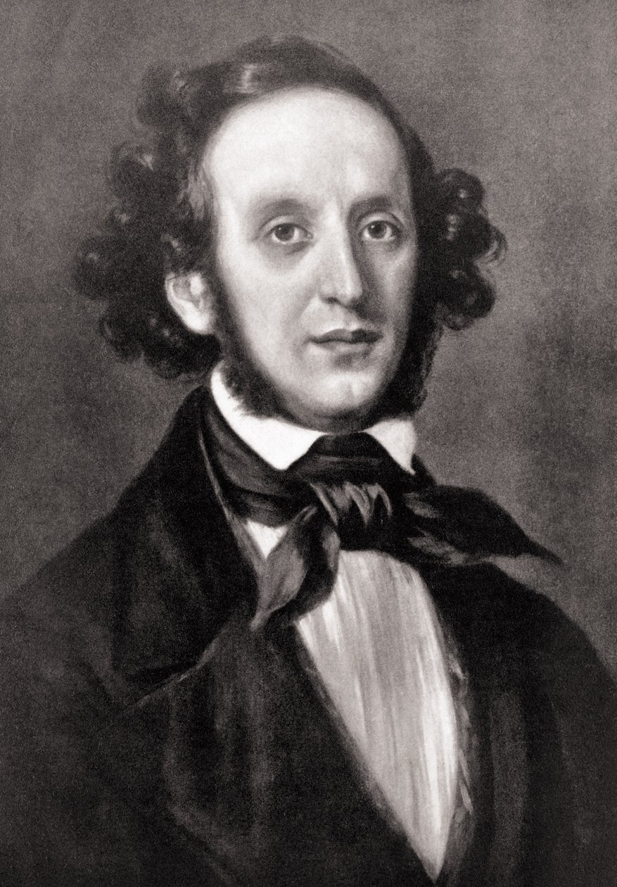 Felix Mendelssohn swed av Eduard Magnus