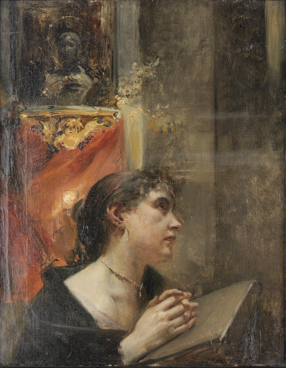 Hängivenhet i kyrkan av Eduard Veith
