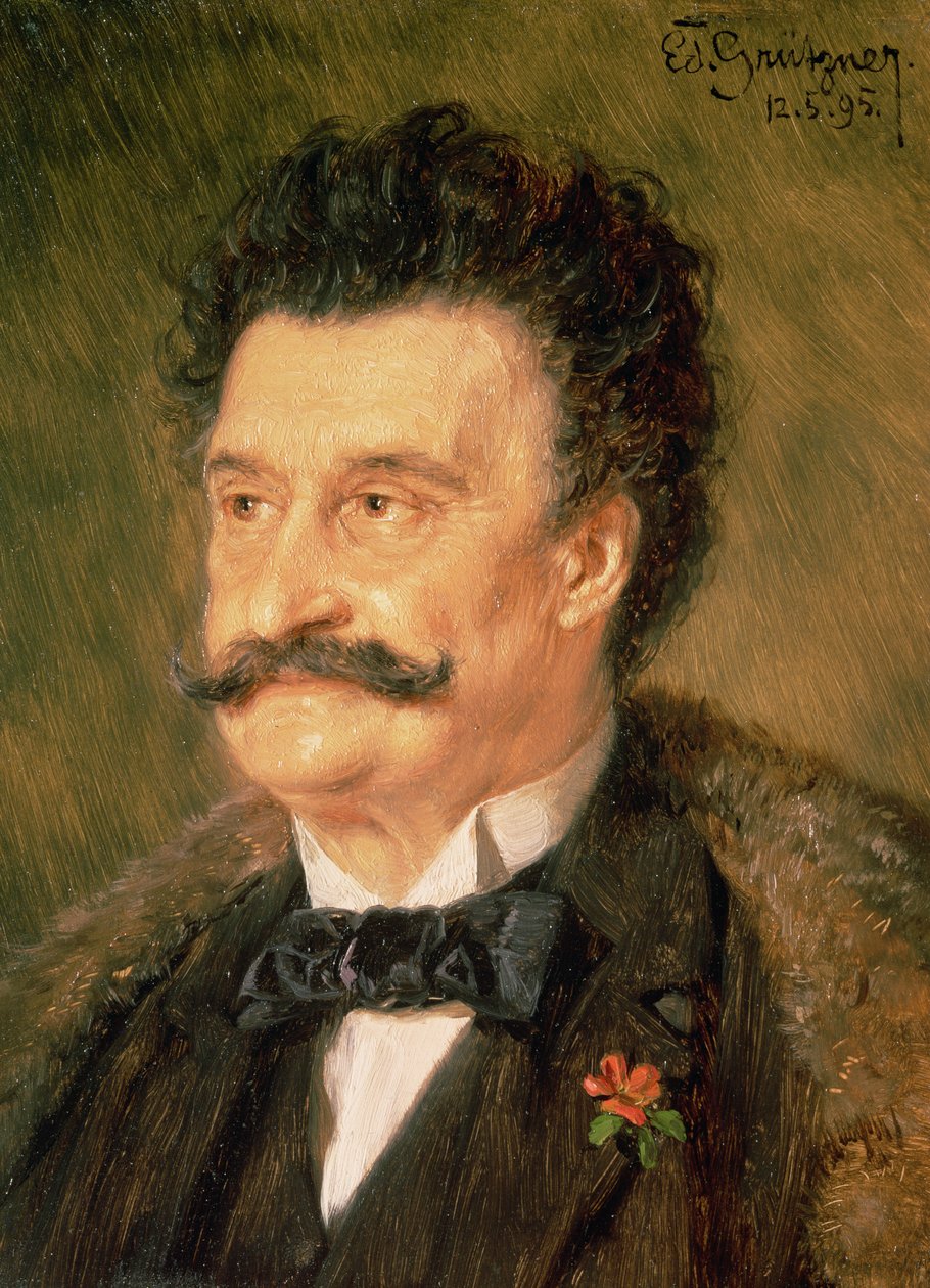 Johann Strauss den yngre, 1895 av Eduard von Grutzner