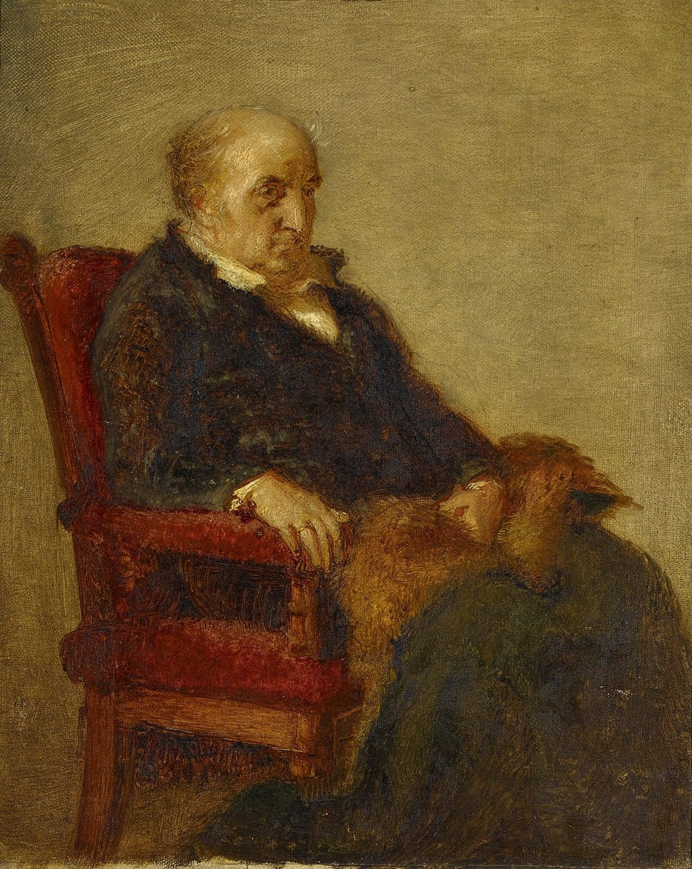 Tyska: Studie för porträttet av Wilhelm von Schadow Studie för porträttet av Wilhelm von Schadow av Eduard Bendemann