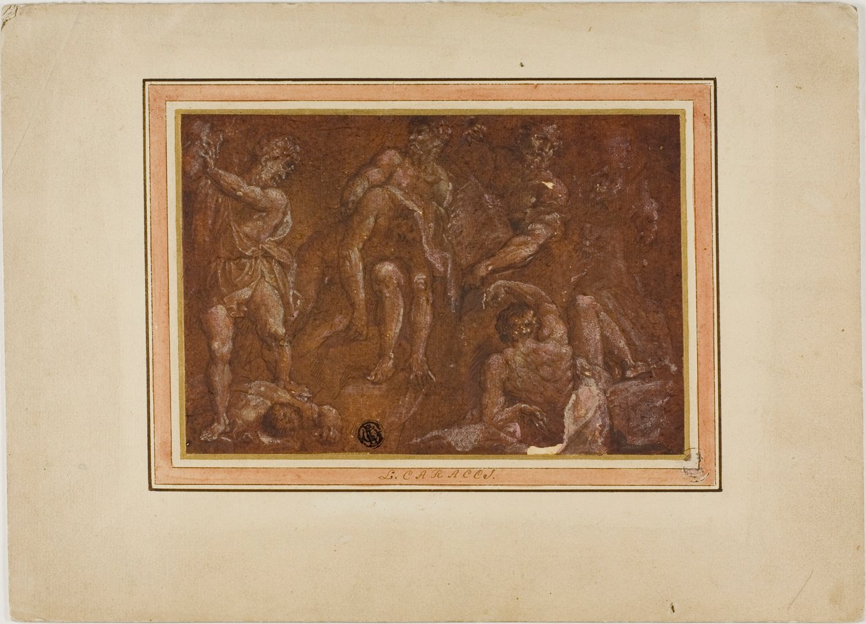Bacchanalisk scen av Eduard Dubois