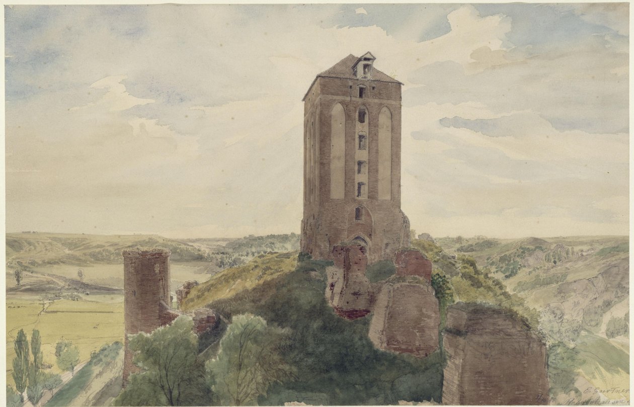 Roggenhausens slott av Eduard Gaertner