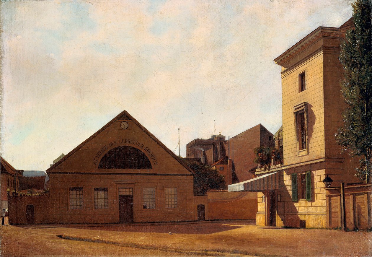 Bröderna Gropius ateljé av Eduard Gaertner