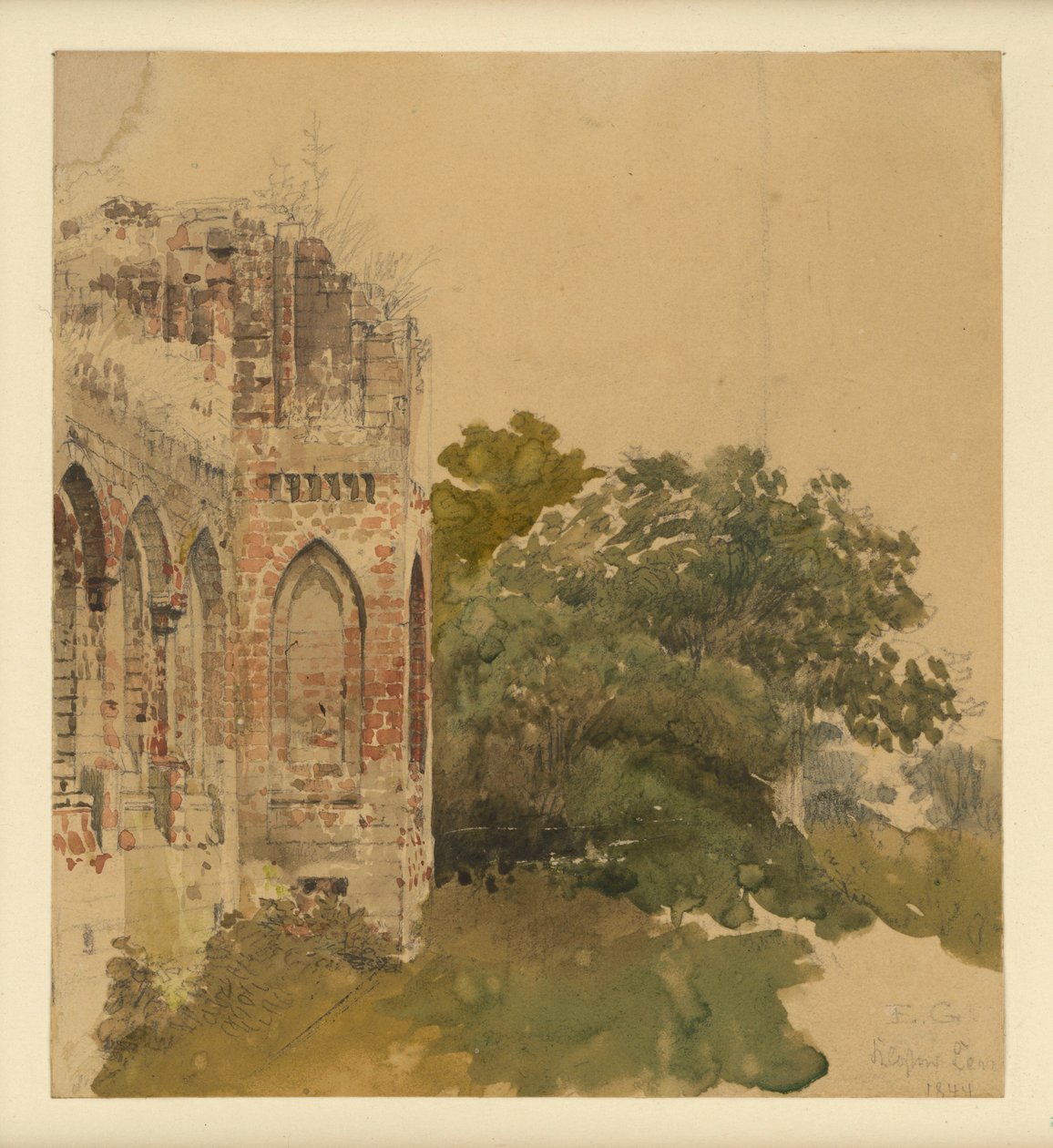 Lehninklostret av Eduard Gaertner