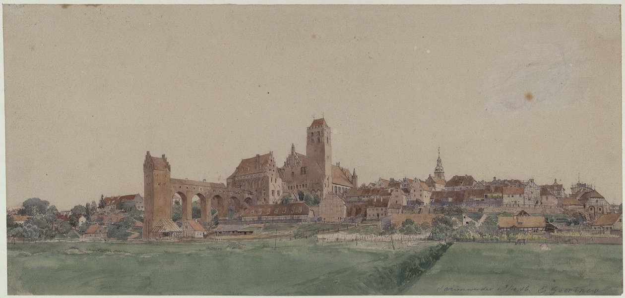 Marienwerder av Eduard Gaertner