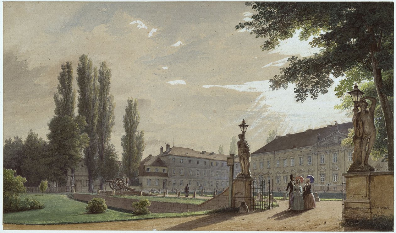 Bellevue slott av Eduard Gaertner