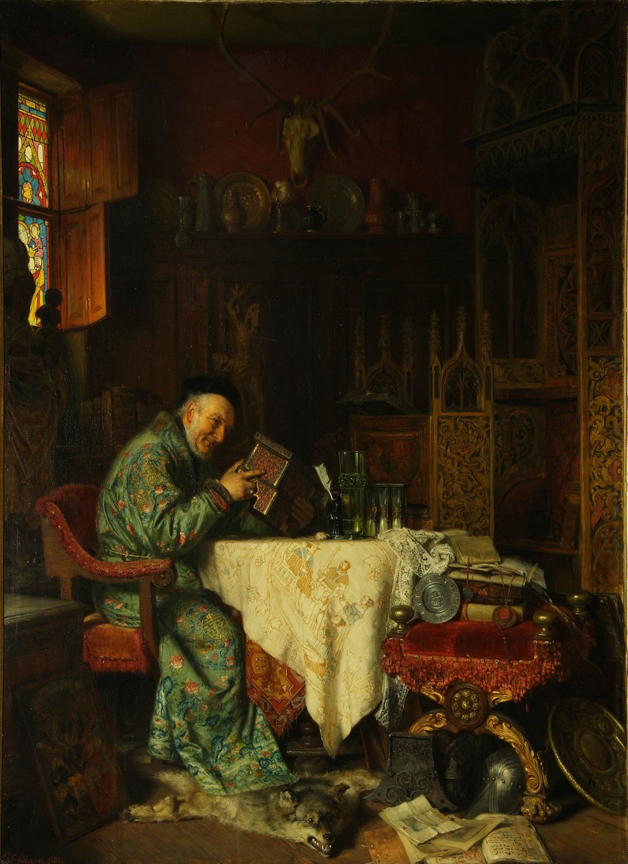 Samlaren, 1880 av Eduard Gruetzner von