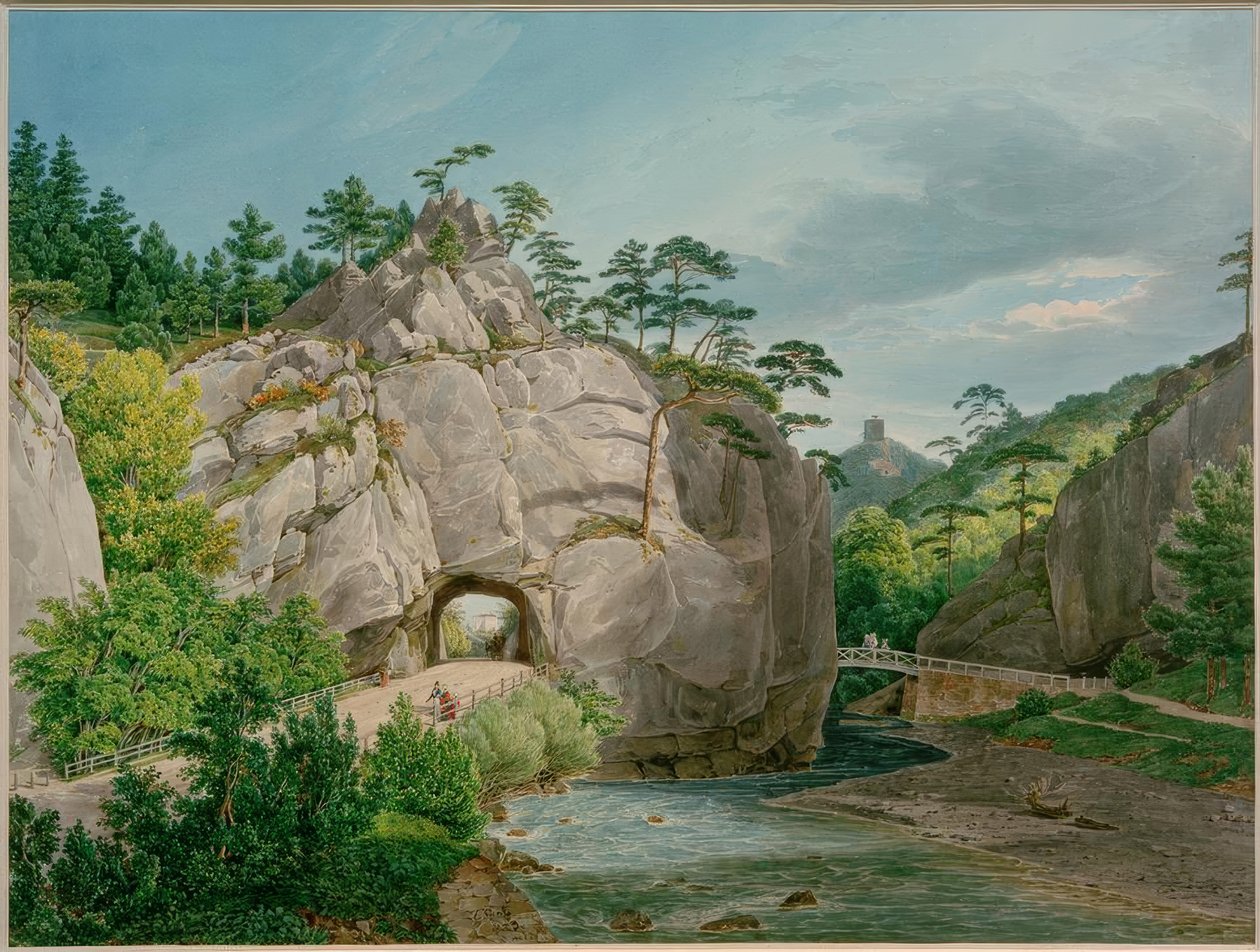 Baden nära Wien (Vienna Woods, Niederösterreich), av Eduard Gurk