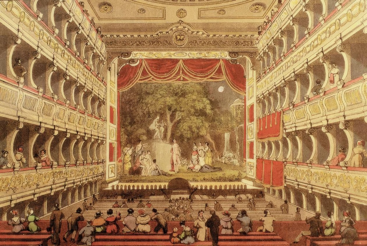K.K. Hofteater bredvid slottet av Eduard Gurk