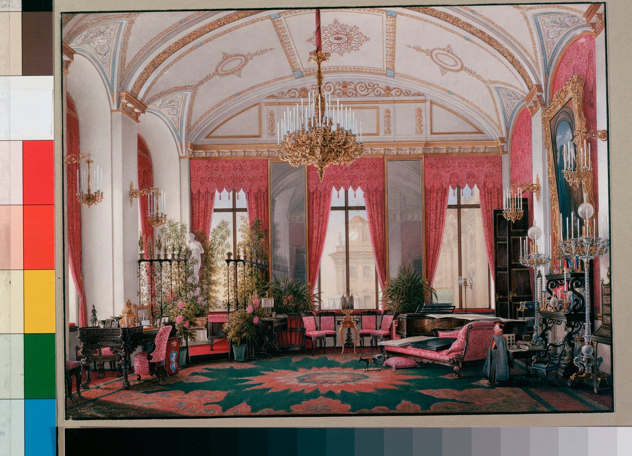 Interiörer i vinterpalatset (Palais d