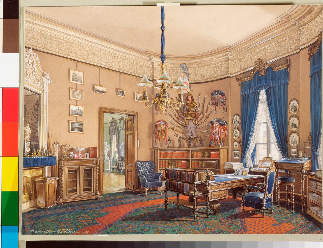 Interiörer i vinterpalatset (Palais d