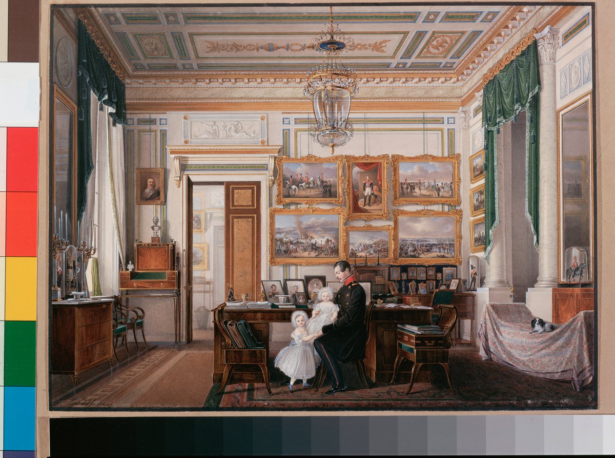 Interiörer i vinterpalatset (Palais d