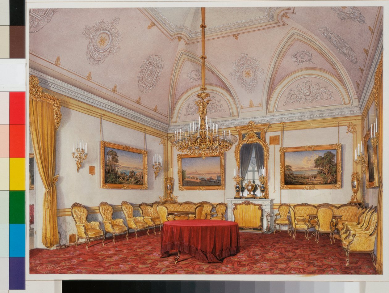 Interiörer i Vinterpalatset (Palais d