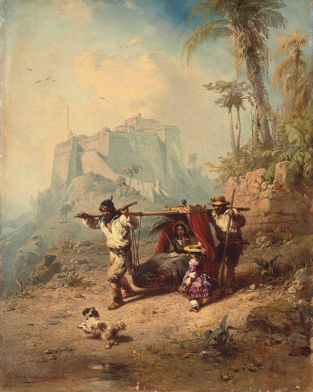 Pico slott, Madeira av Eduard Hildebrandt