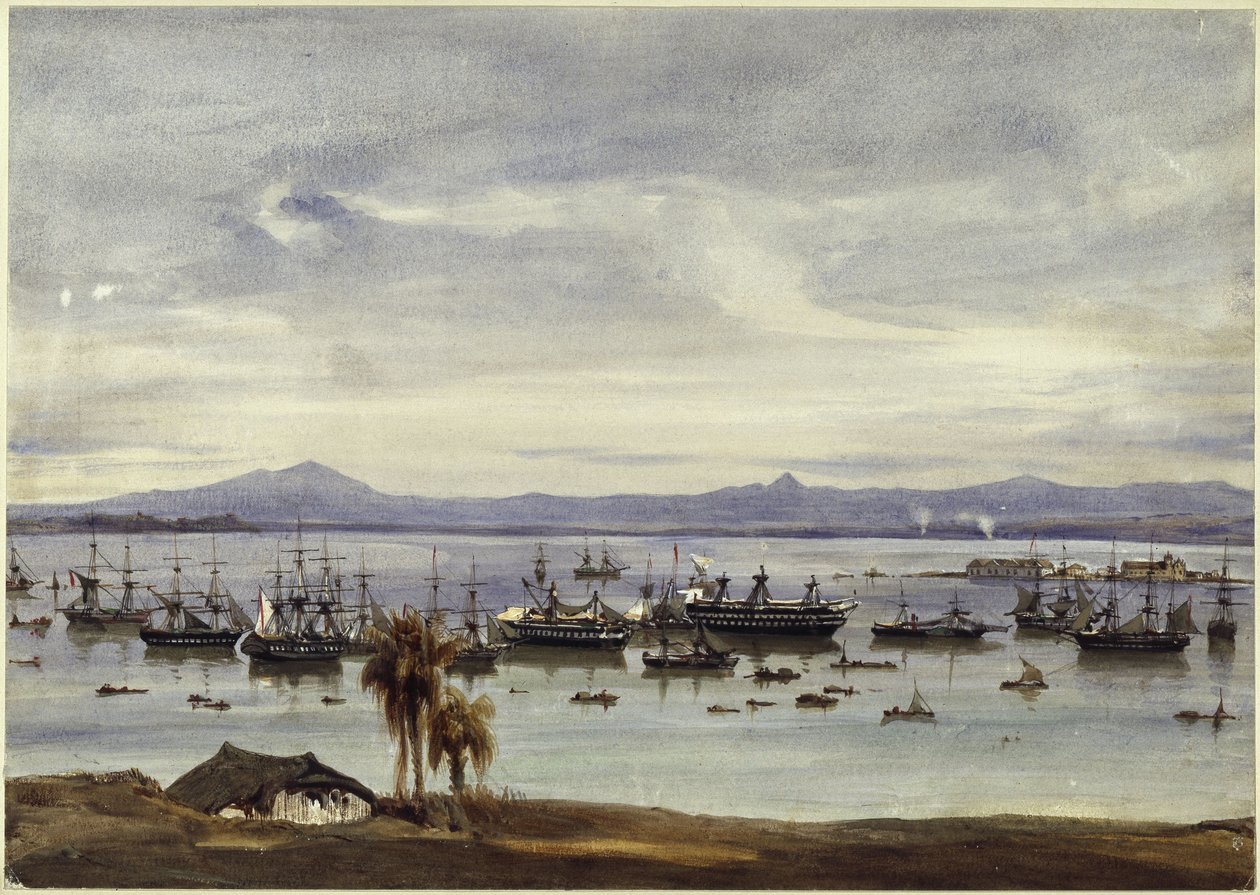 Utsikt över Rio de Janeiro av Eduard Hildebrandt
