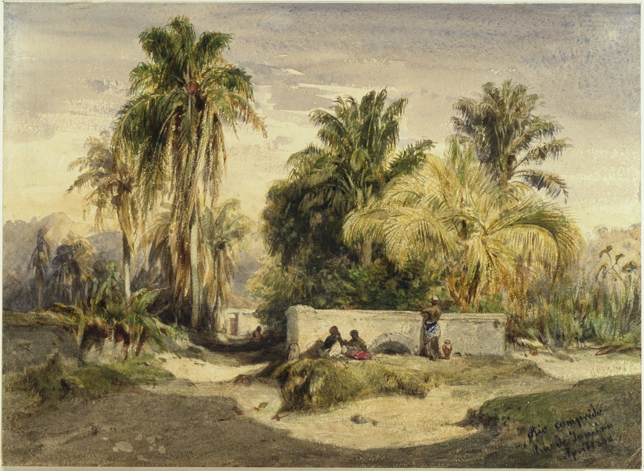 Rio Comprido, Rio de Janeiro av Eduard Hildebrandt