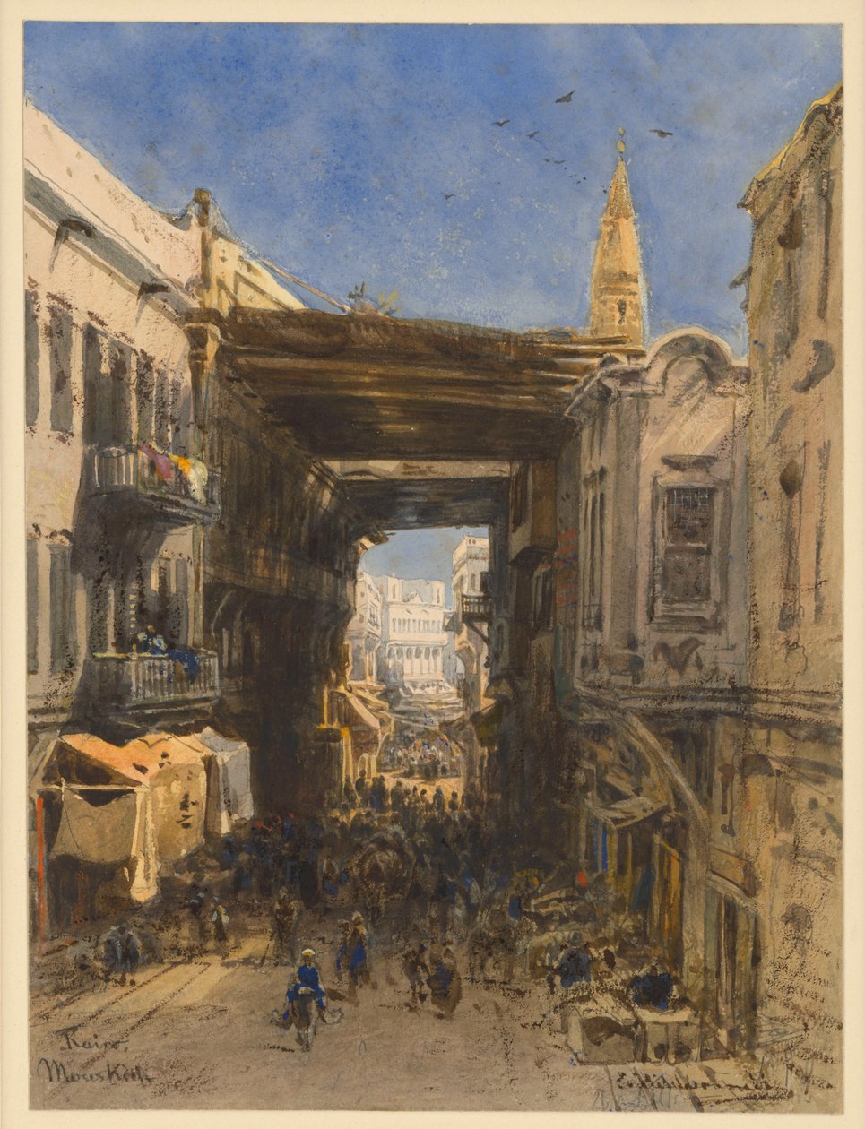 Gata i Kairo av Eduard Hildebrandt