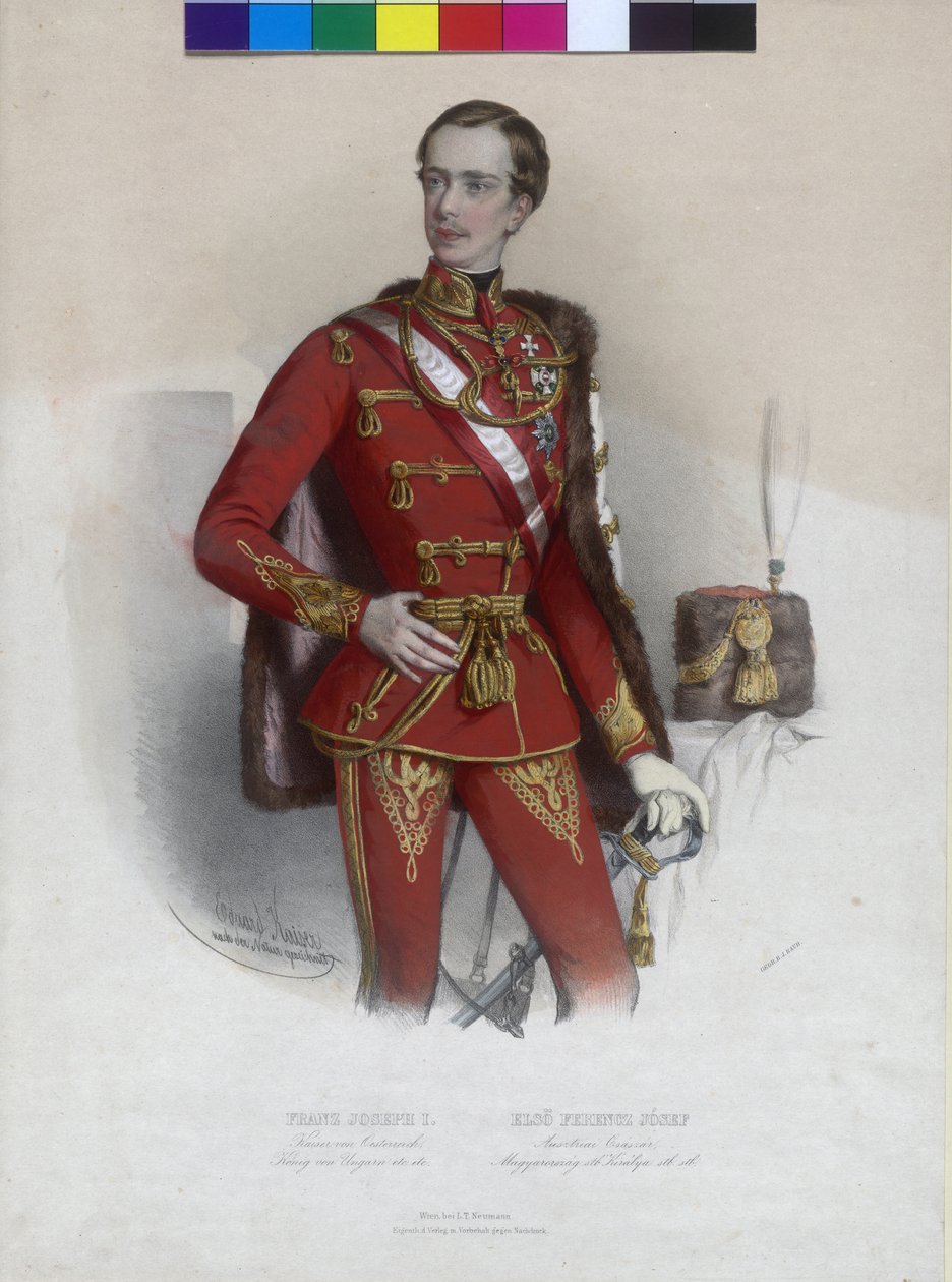Kejsare av Österrike Franz Joseph I av Eduard Kaiser