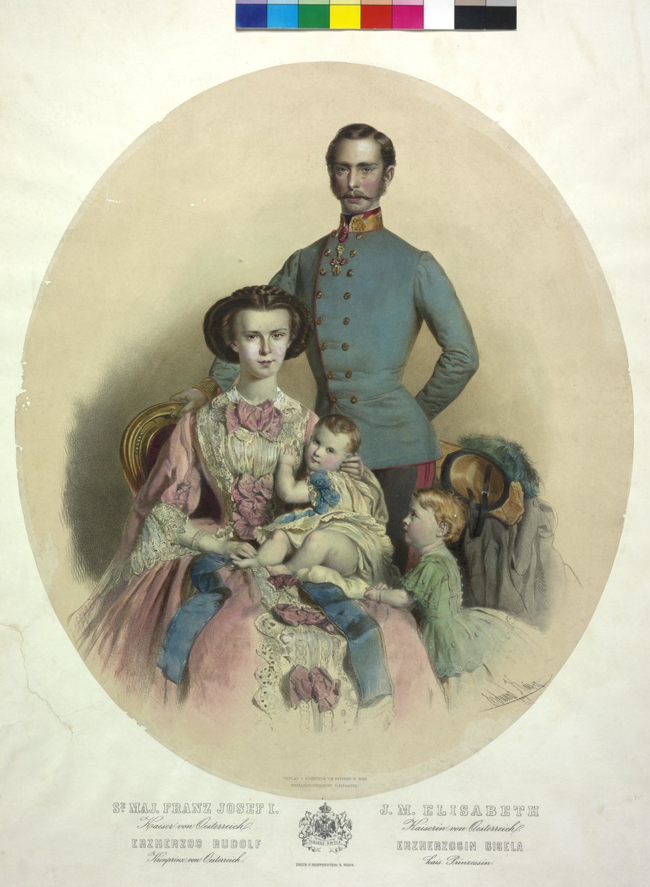 Kejsare av Österrike Franz Joseph I av Eduard Kaiser