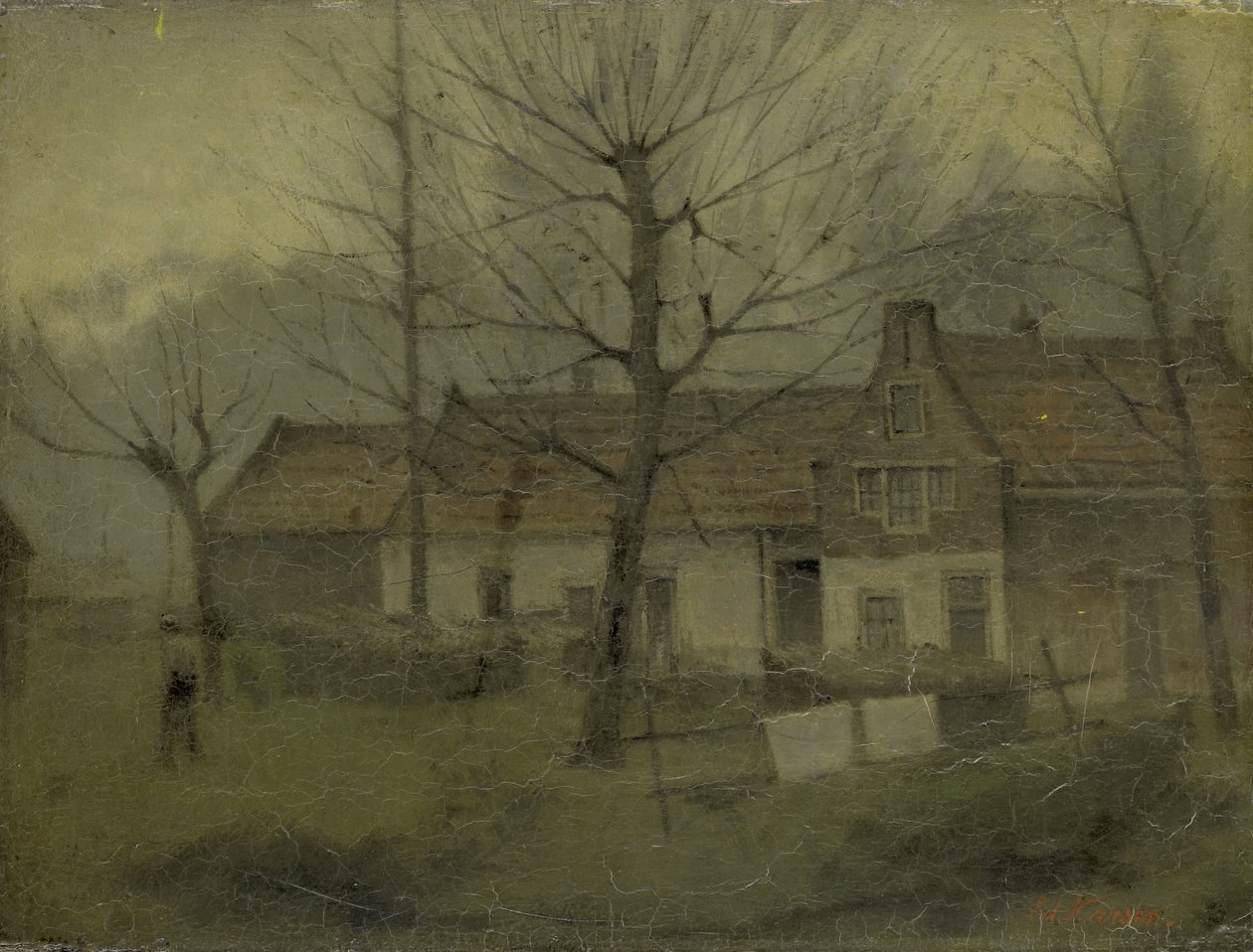 Hus i en by av Eduard Karsen