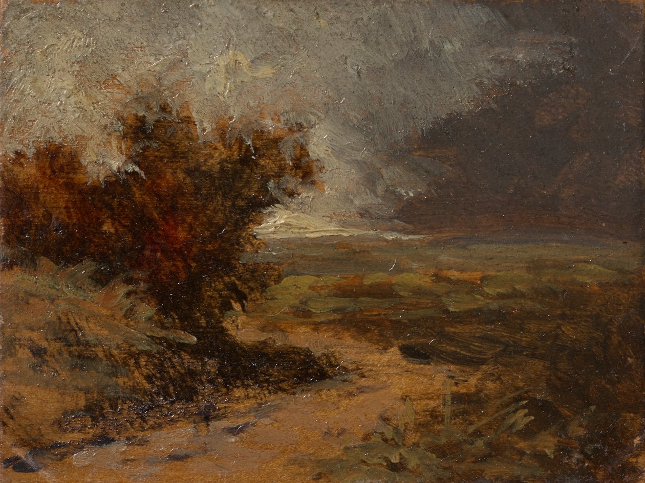 åskväder landskap av Eduard Peithner von Lichtenfels