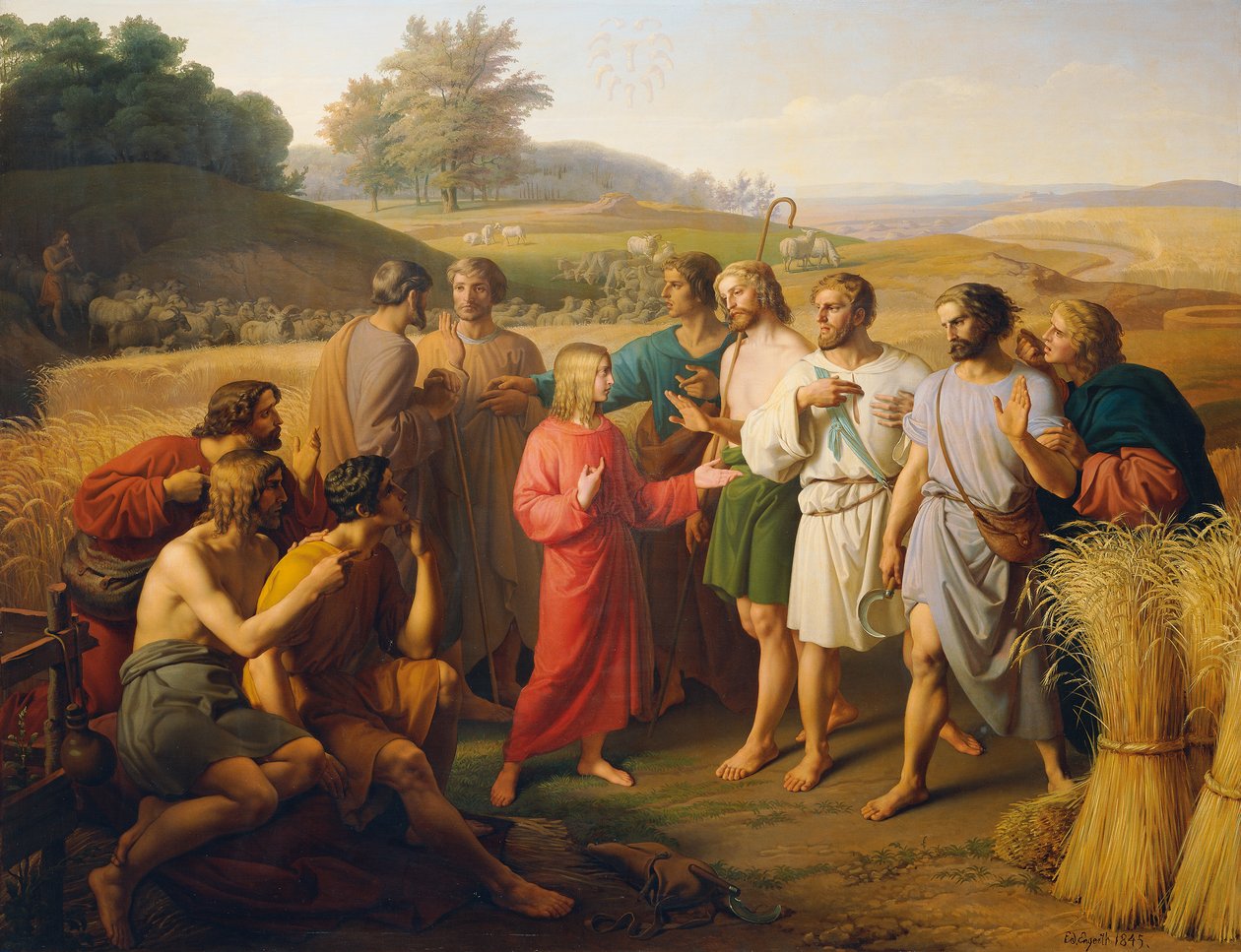 Joseph berättar sina drömmar av Eduard Ritter von Engerth