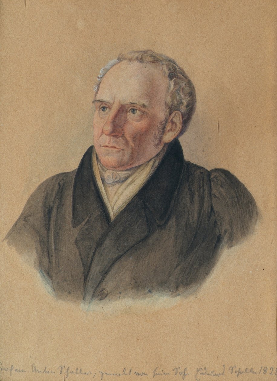 Professor Anton Schaller (1773–1844), konstnärens far av Eduard Schaller