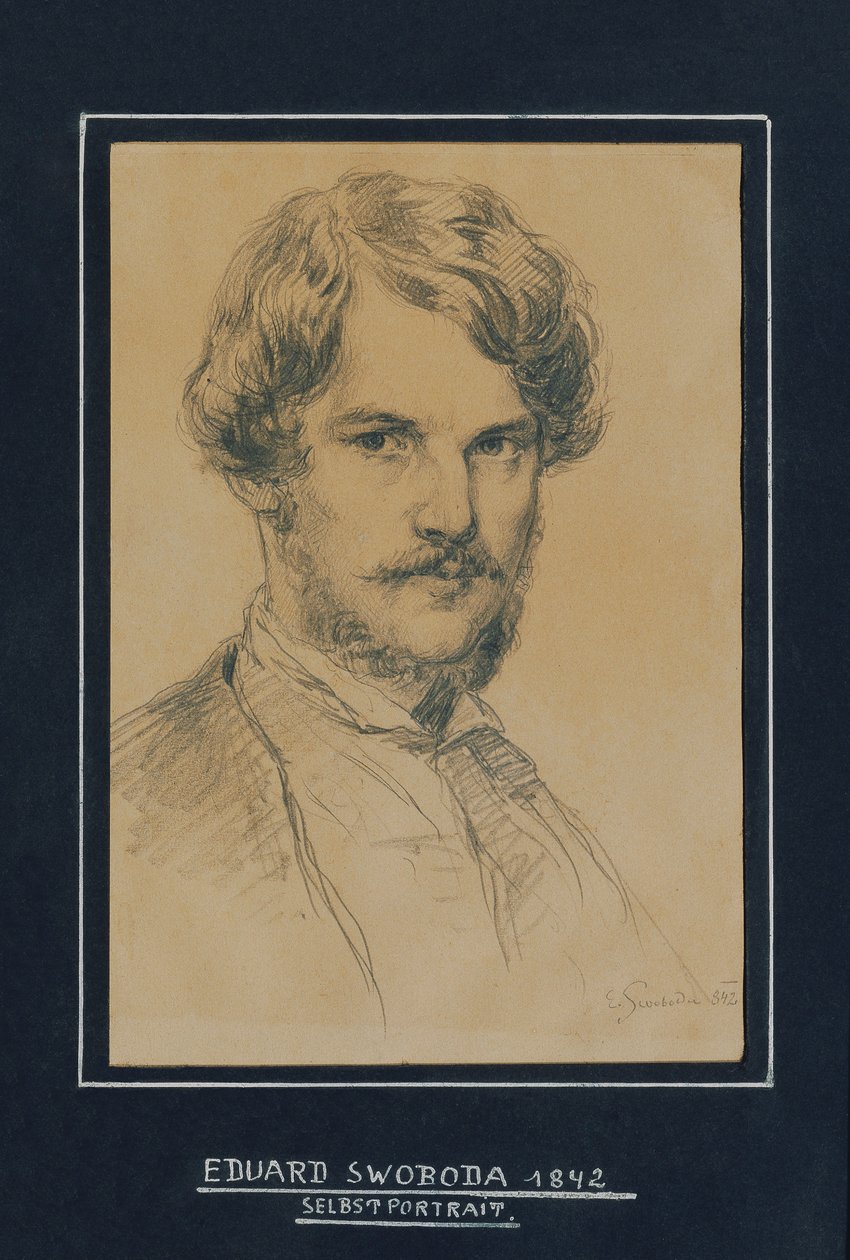 självporträtt av Eduard Swoboda