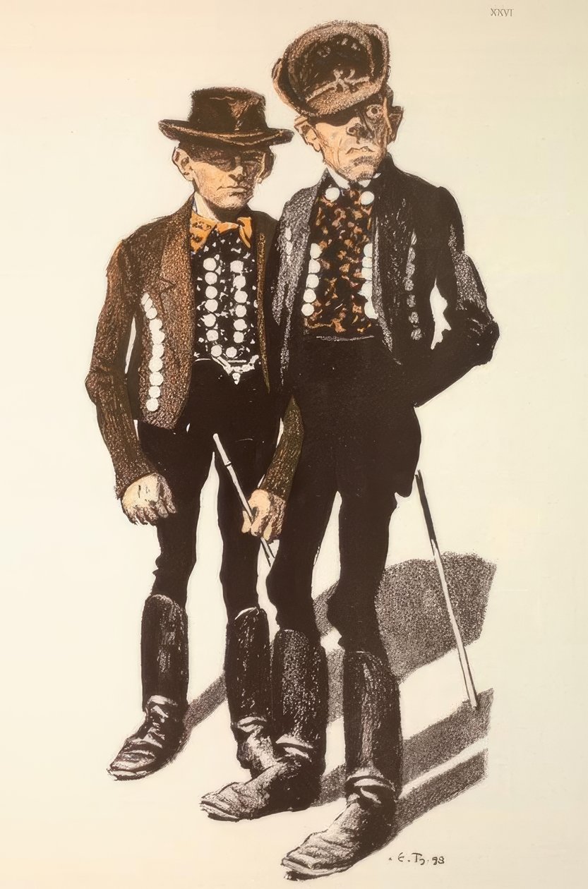 Konnässören. Du, Loisl, titta hej, gå till min advokat. av Eduard Thöny