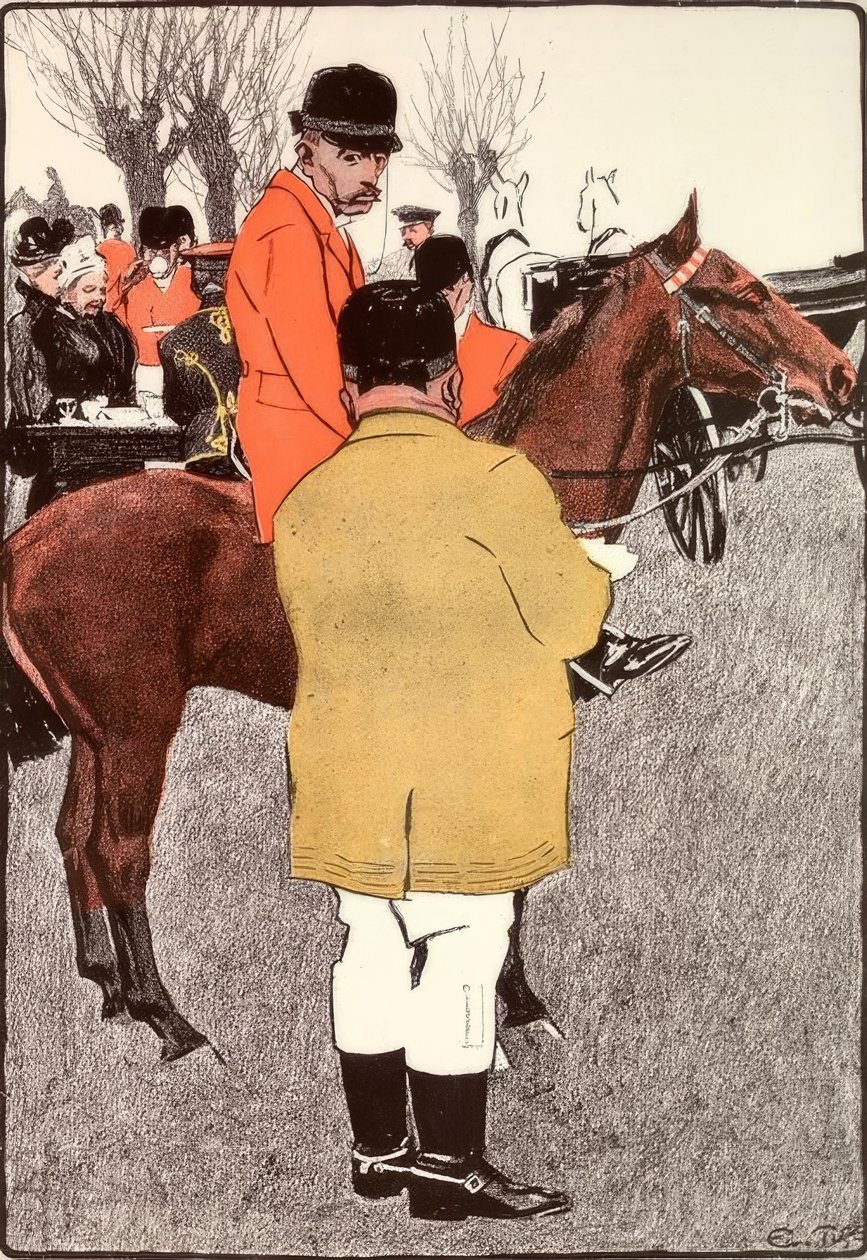 Ofarlig. Tillbaka på dammen, baron. Inget kraschade senast. av Eduard Thöny