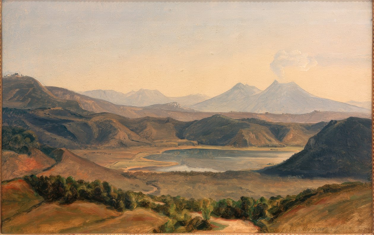 Averno und Vesuv sjön av Eduard Wilhelm Pose