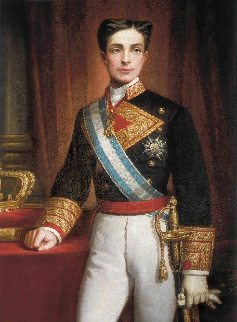 Porträtt av Alfonso XII (Alfonso XII av Eduardo Balaca y Canseco