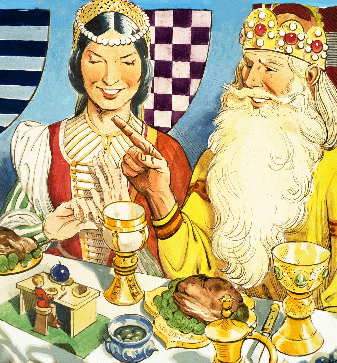 Tom Thumb äter middag av Eduardo Teixeira Coelho
