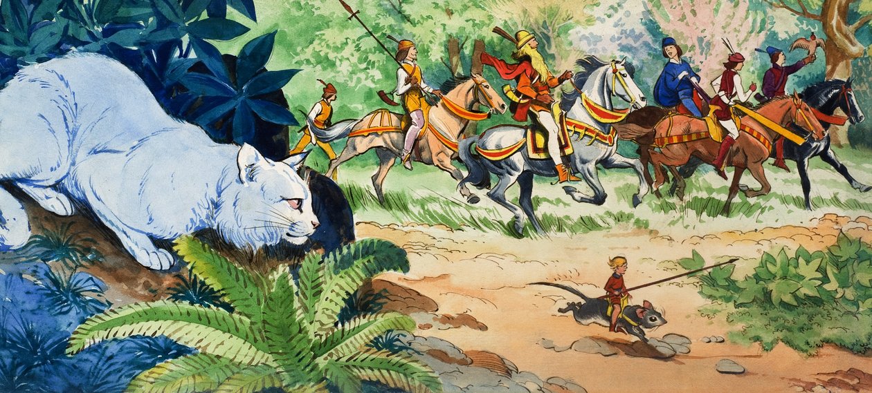 Tom Thumb ute och jagar av Eduardo Teixeira Coelho