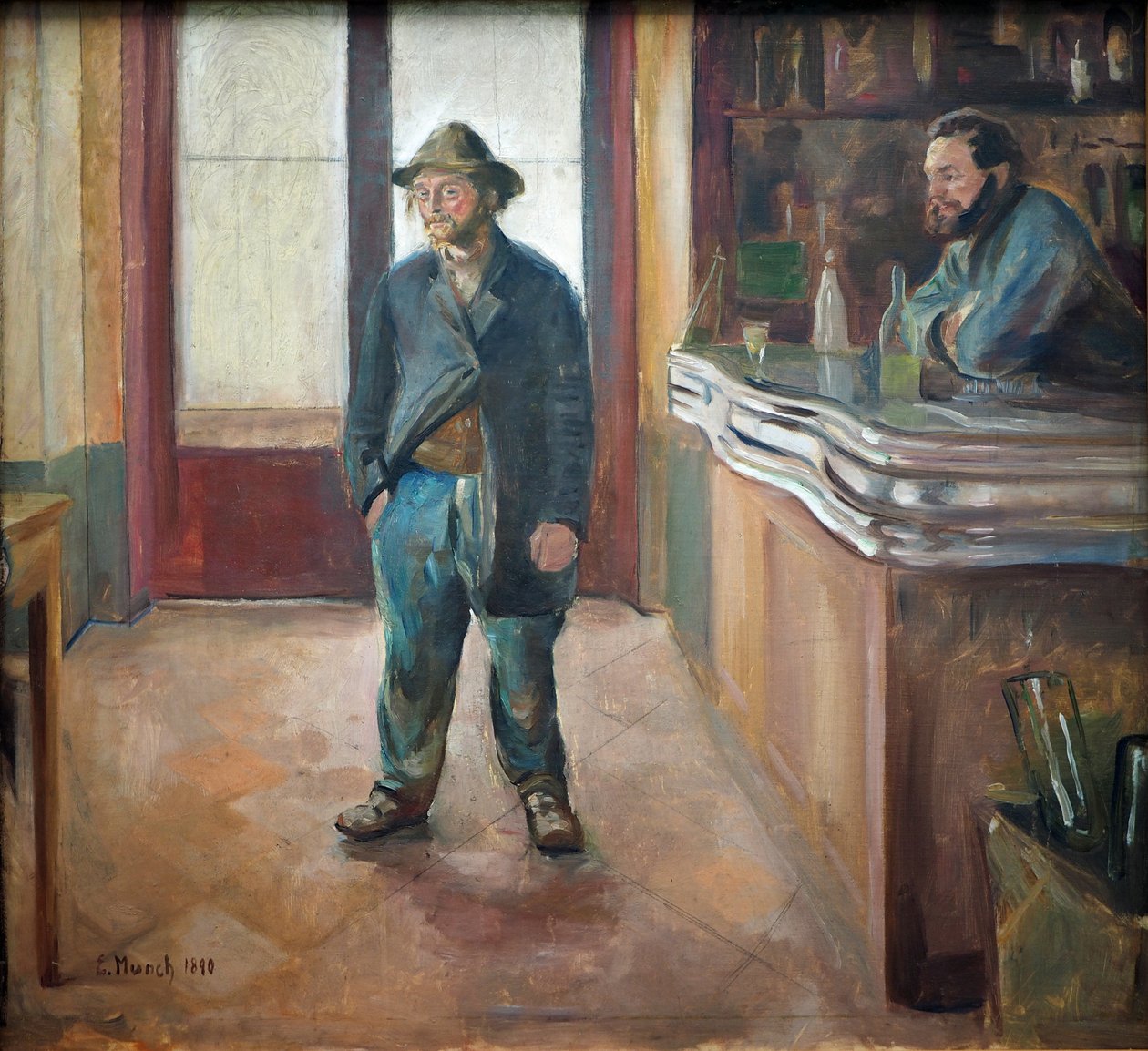 In the Tavern av Edvard Munch