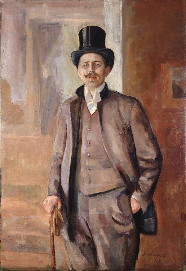 Karl Dørnberger  av Edvard Munch