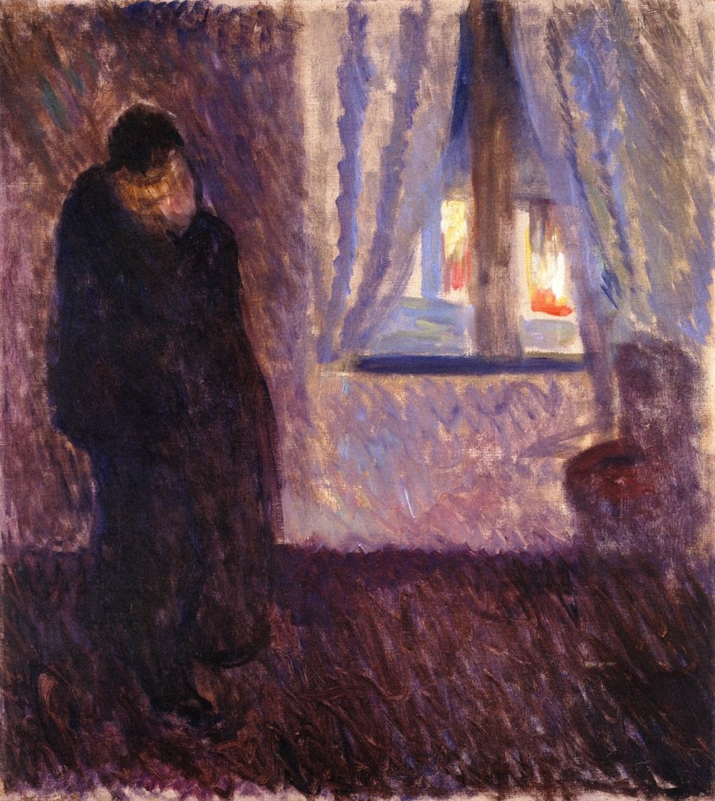 Kiss by the Window  av Edvard Munch