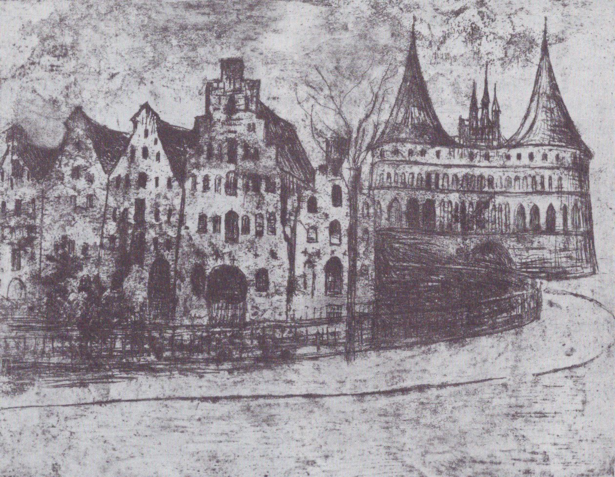 Lübeck  av Edvard Munch