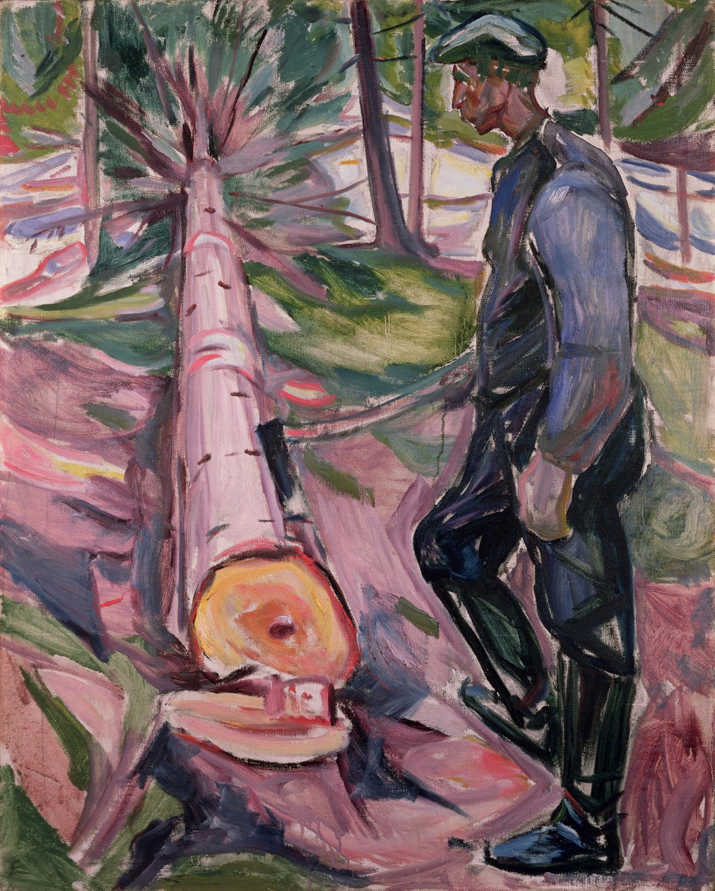 Vedhuggaren av Edvard Munch