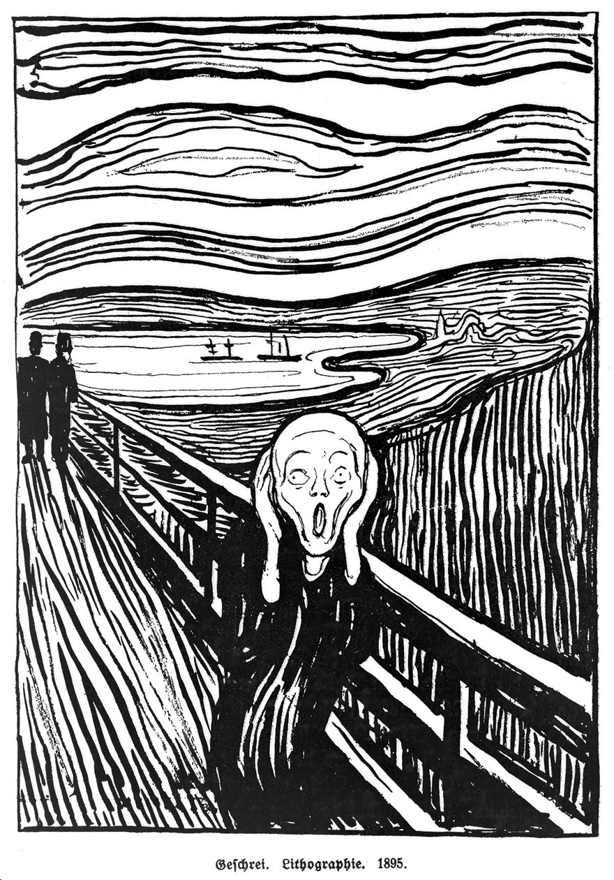 The scream av Edvard Munch