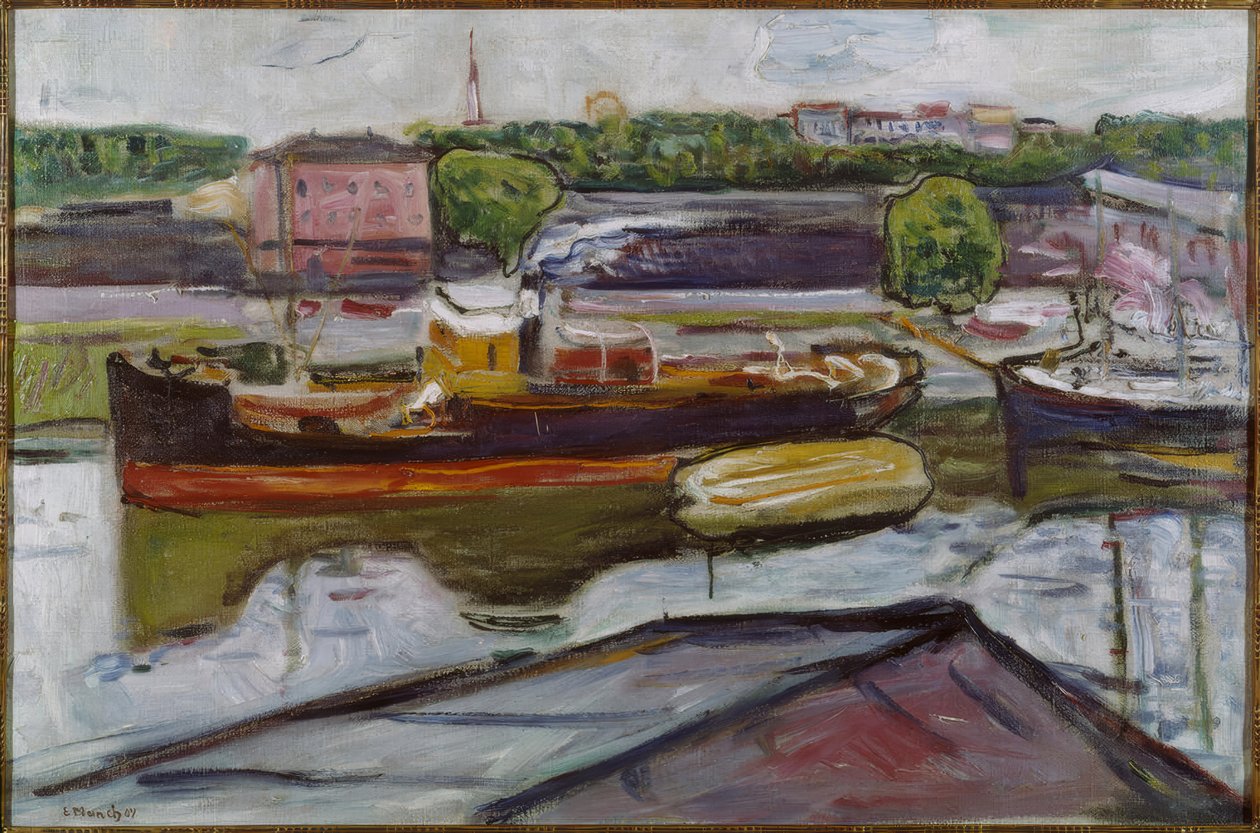 På resande fot i Lübeck av Edvard Munch