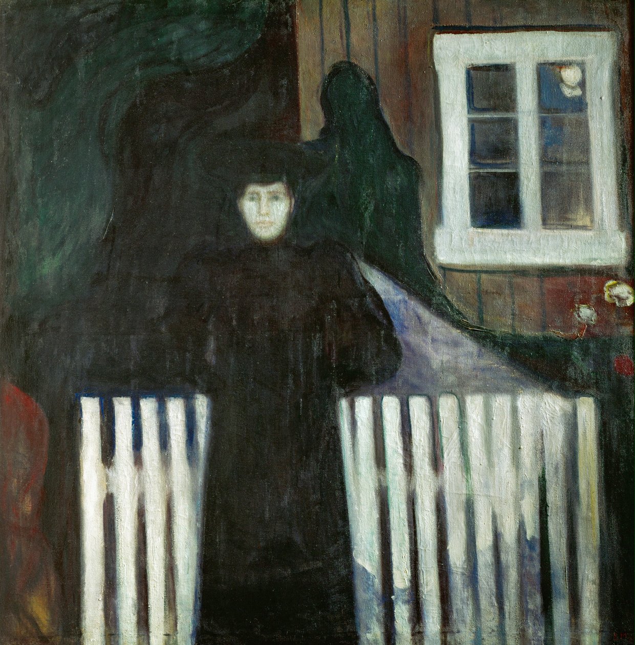Anguish (olja på duk) av Edvard Munch