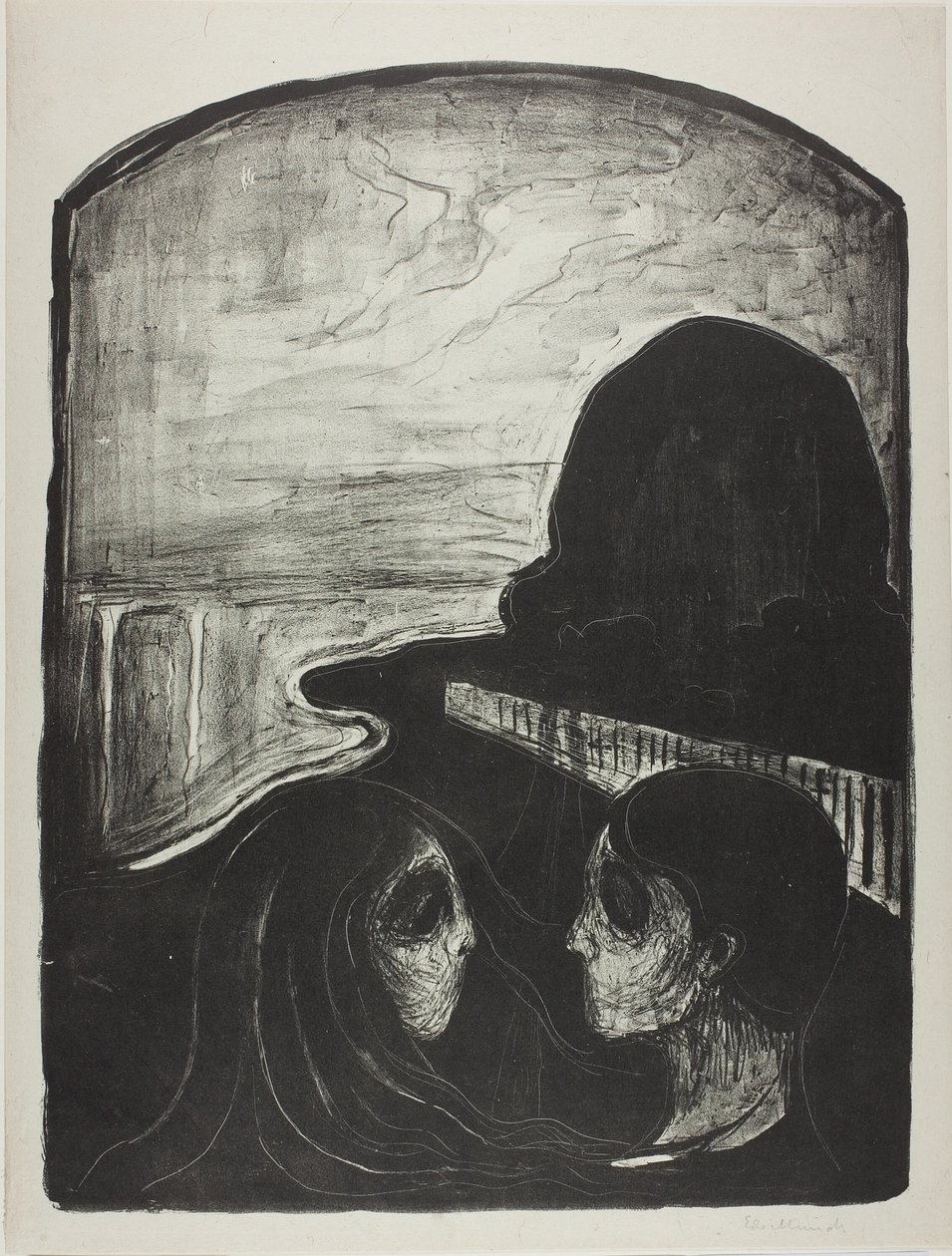 Attraktion I av Edvard Munch