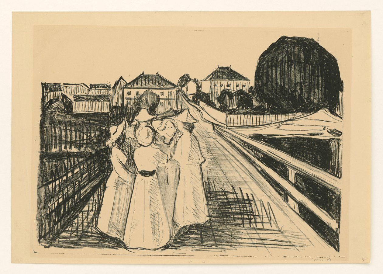 På bron av Edvard Munch