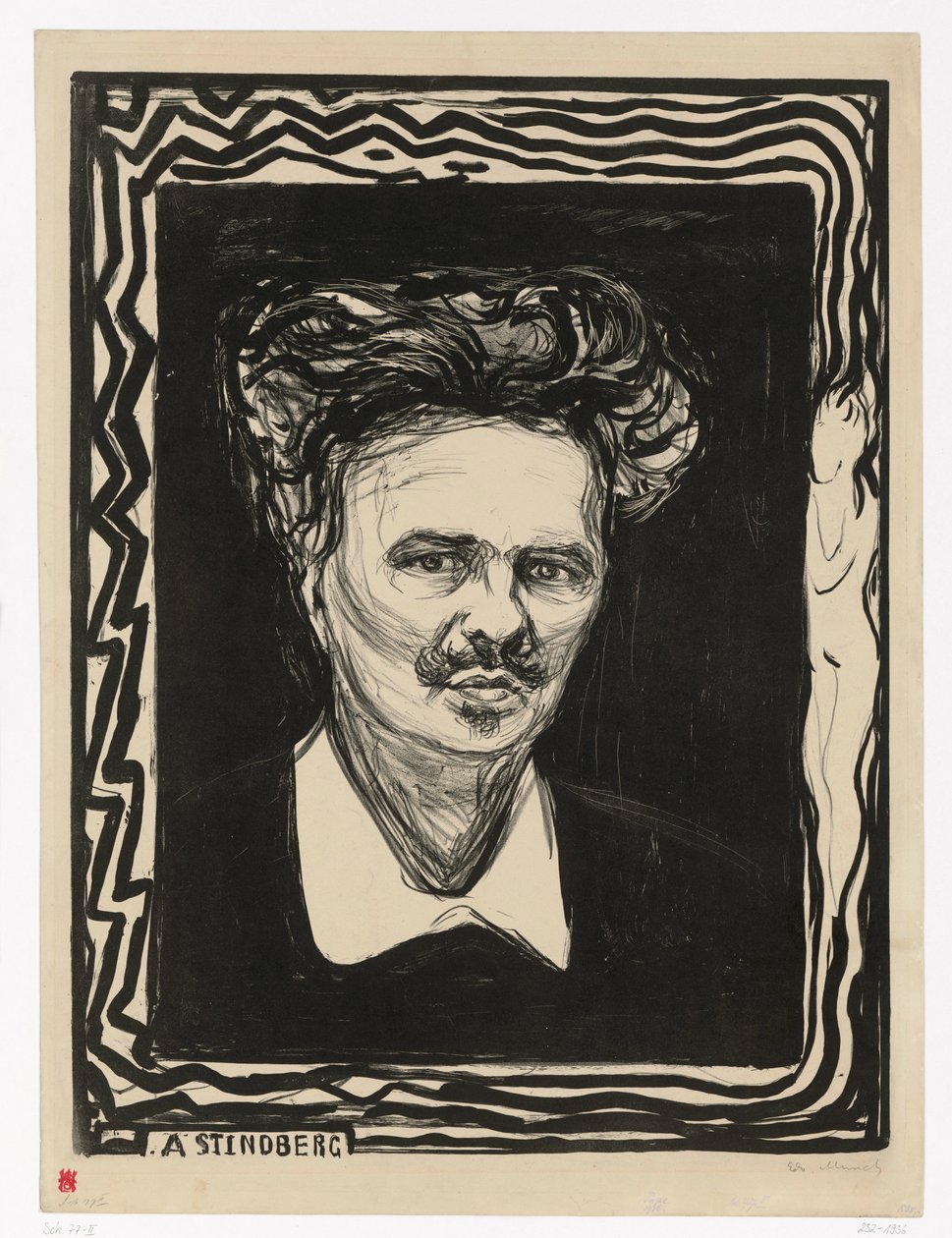 August Strindberg av Edvard Munch