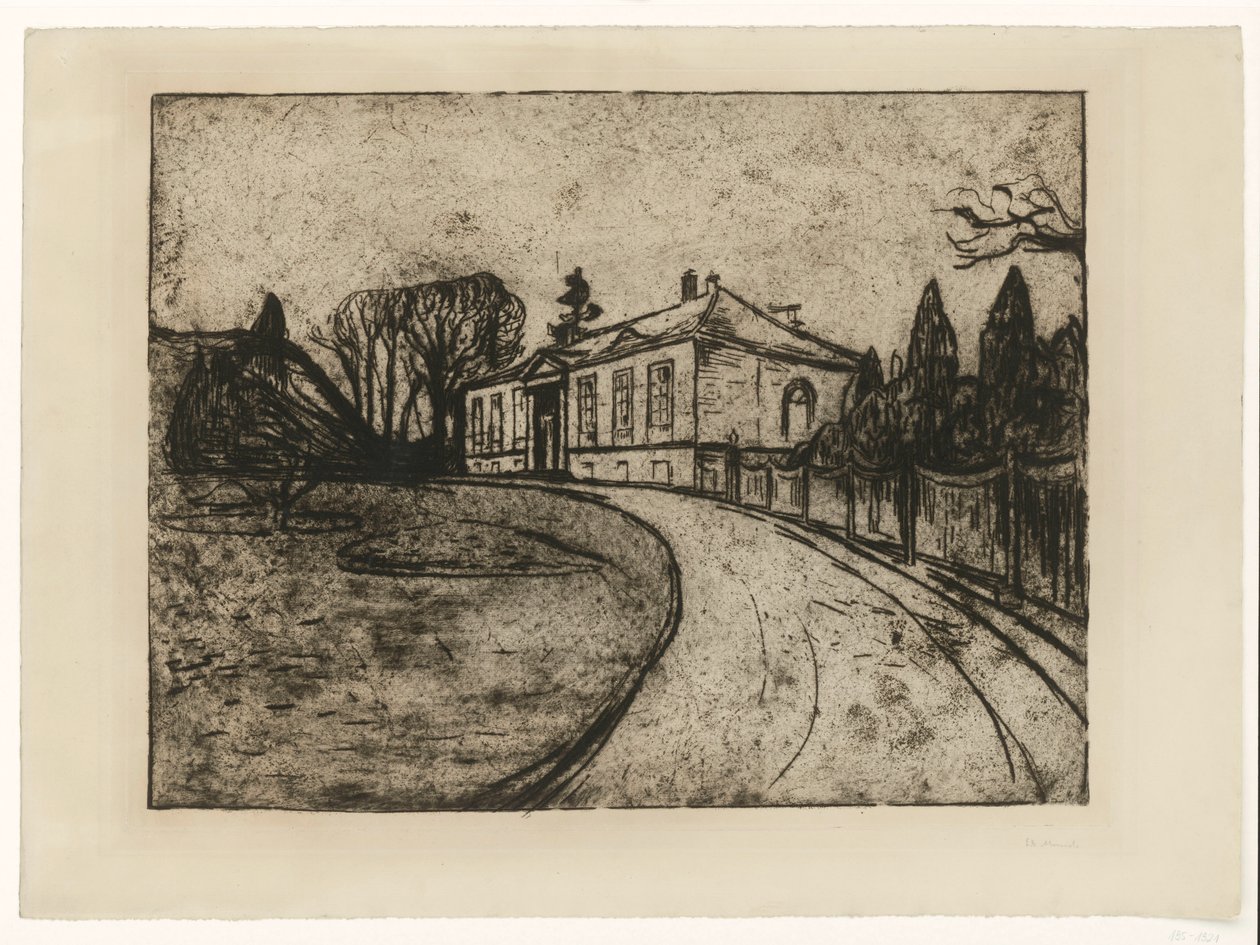 Ur mappen ”Från Max Lindes hus”: Huset av Edvard Munch