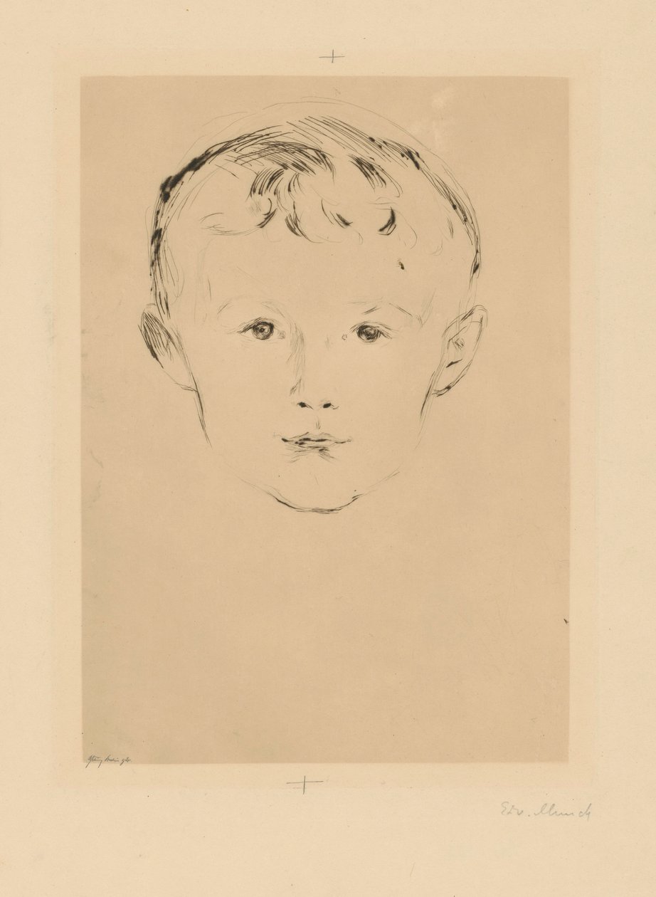 Ur samlingen ”Från Max Lindes hus”: Theodor Linde av Edvard Munch