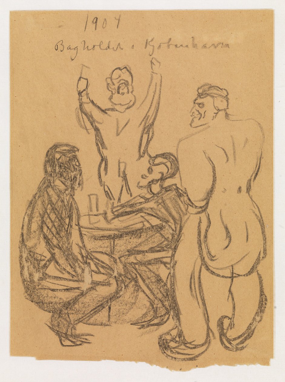 Bakhållet i Köpenhamn av Edvard Munch