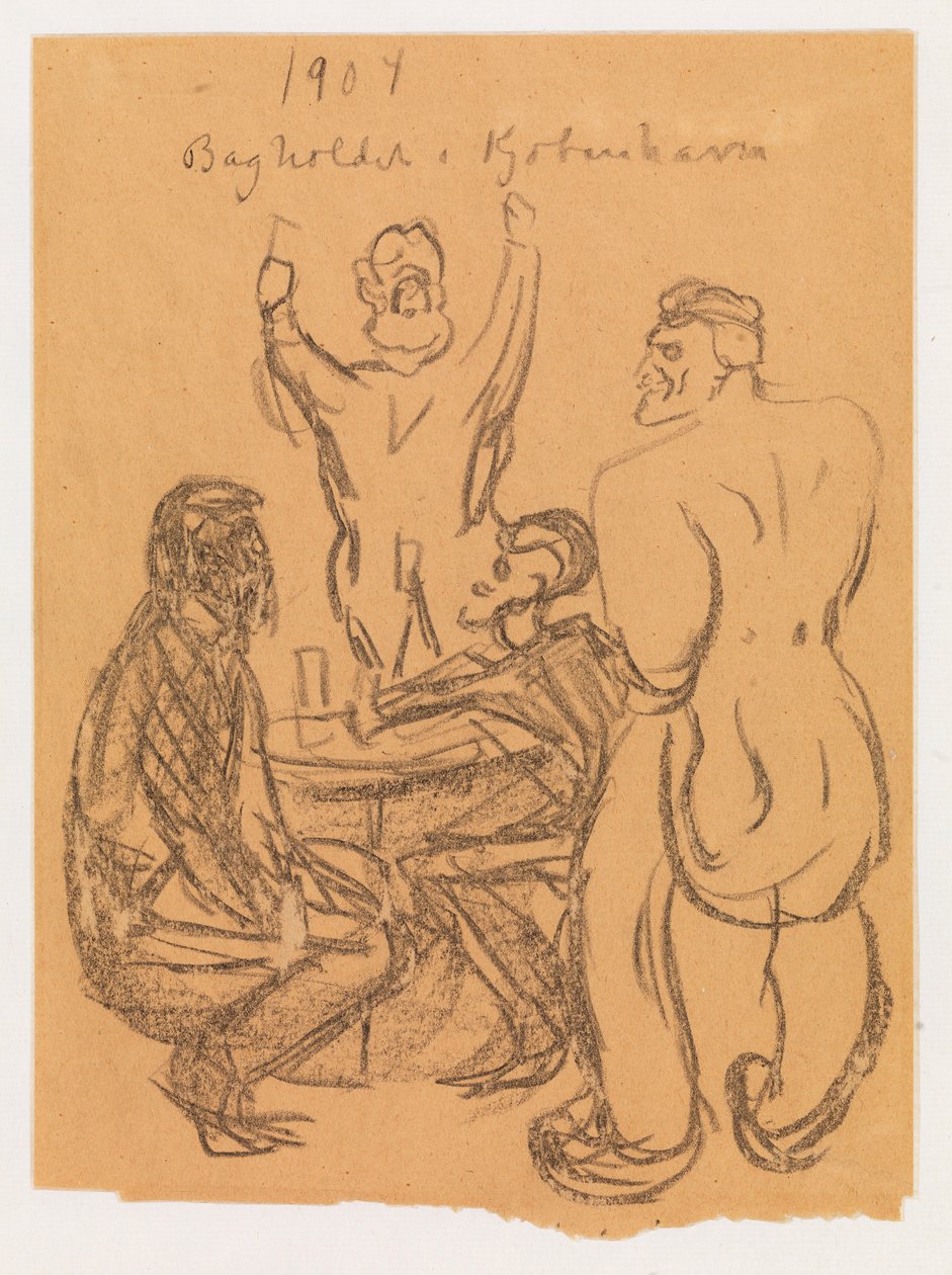 Bakhållet i Köpenhamn av Edvard Munch